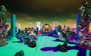screen capture of VR level