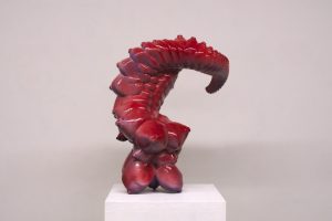 photo of sculpture on white pedestal