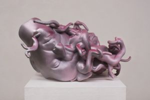 sculpture on a pedestal