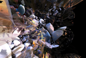 screenshot of interactive audiovisual environment